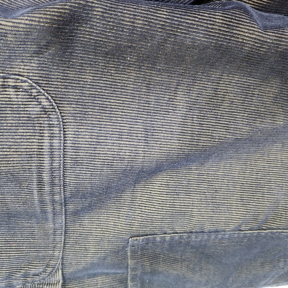 Men's Y2K No Boundaries Caurpenter Black Corduroy Baggy Jeans 38x32 - Picture 6 of 10